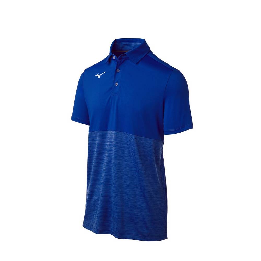 Camisas Polo Mizuno Alpha - Homem - Azul Marinho - SLAZM8623